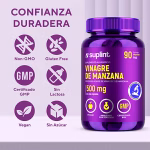 Vinagre De Manzana, 90 cápsulas de 500 mg – vinagre de manzana