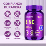 Zinc, 90 cápsulas de 500 mg – zinc
