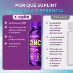 Zinc, 90 cápsulas de 500 mg – zinc