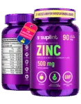 Zinc, 90 cápsulas de 500 mg - zinc