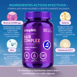 Complejo Vitaminas para el Cabello, 90 cápsulas – hair ( )
