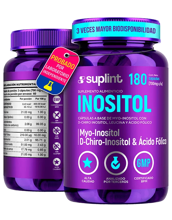 Inositol 40:1, 180 cápsulas - inositol